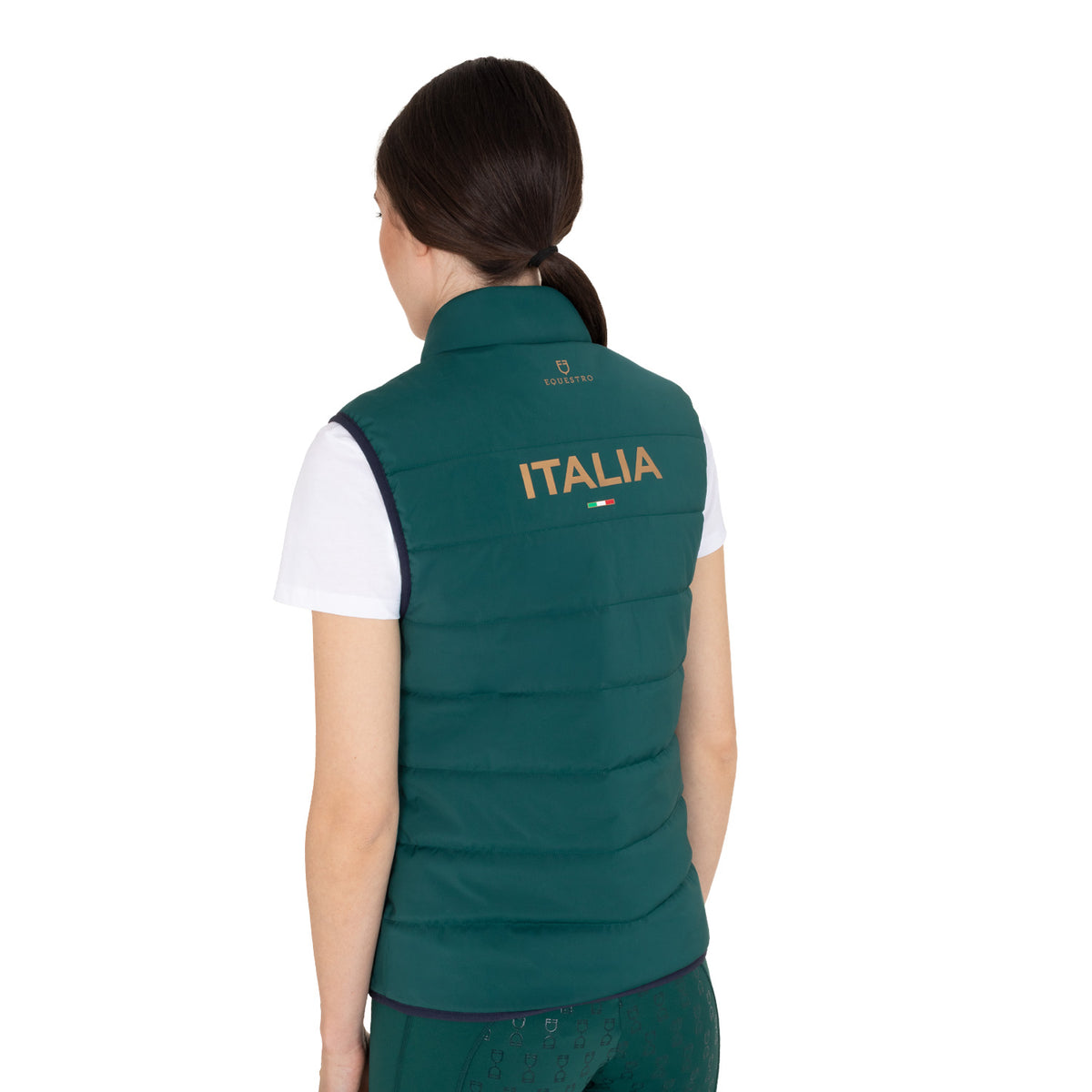 Smanicato donna slim fit Equestro X FISE 100 | Abbigliamento | Gilet | Equestro