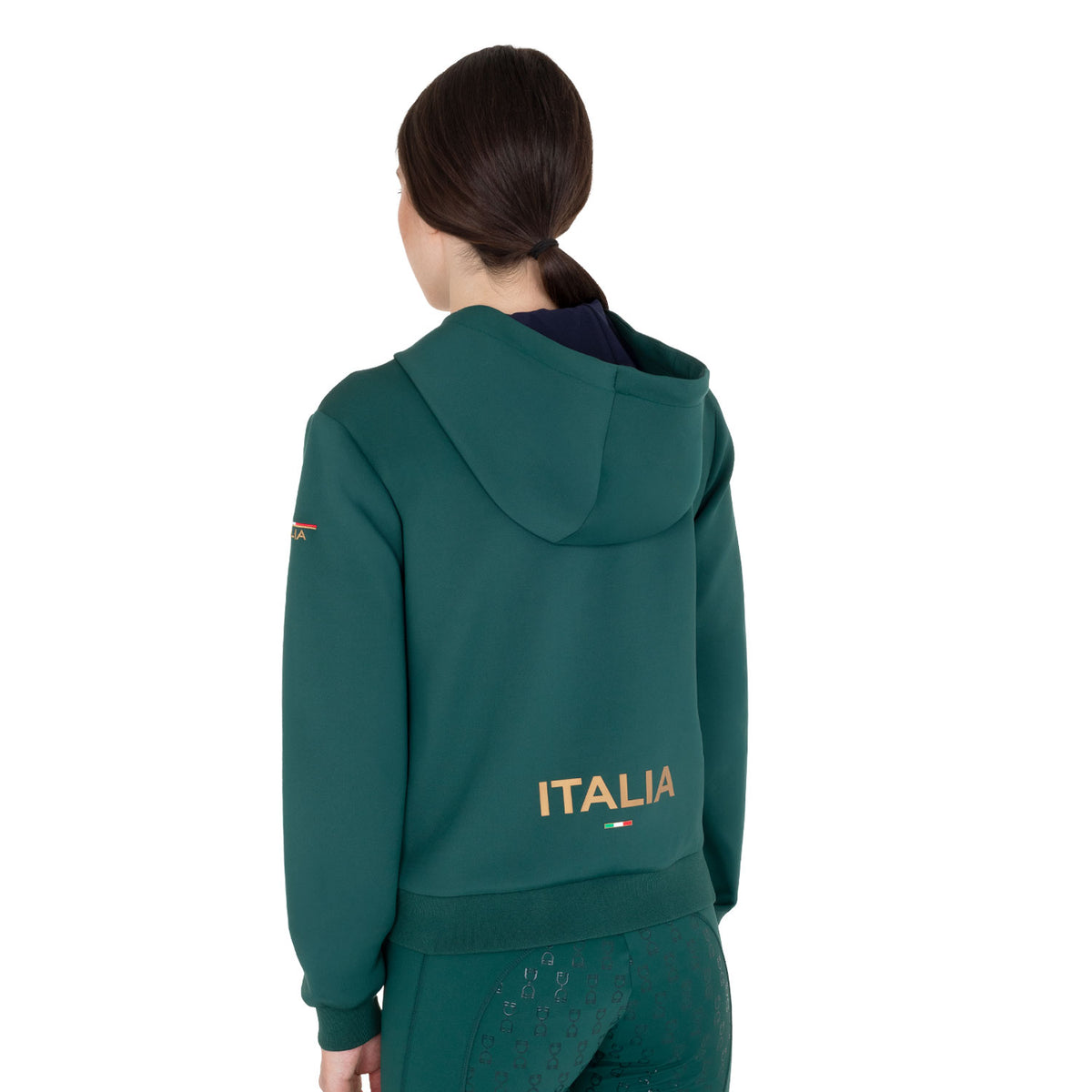Felpa donna con cappuccio Equestro X FISE 100 | Abbigliamento | Felpe | Equestro