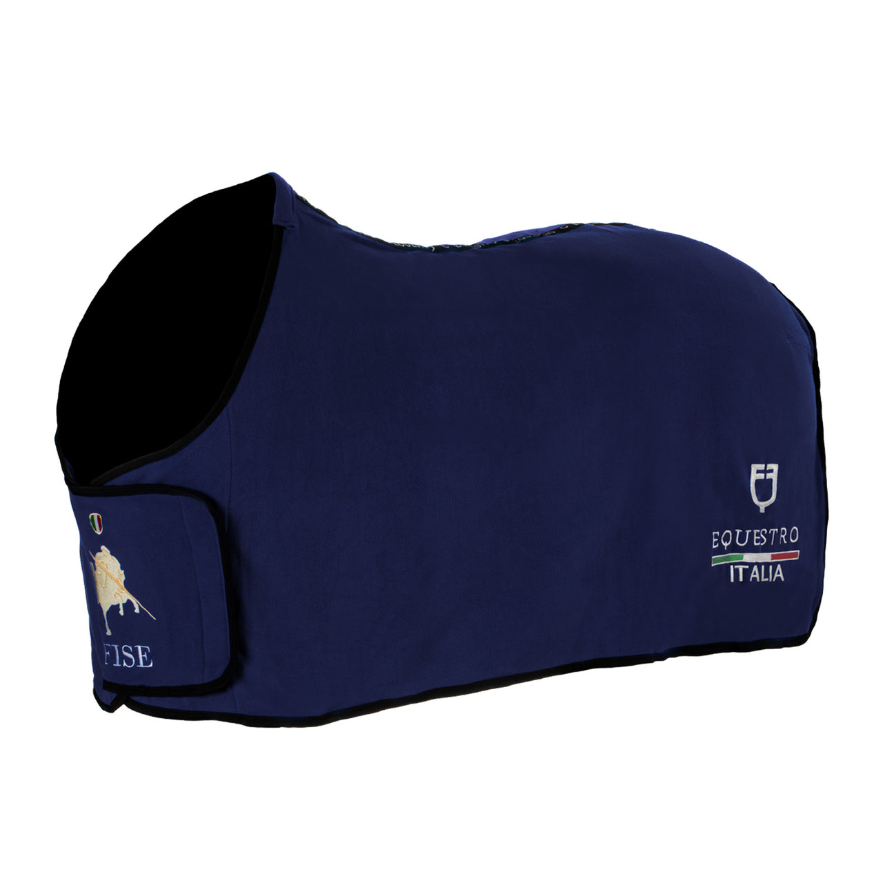 Coperta in pile con chiusura frontale Equestro X FISE | Coperte e Cappucci | Coperte in Pile | Equestro