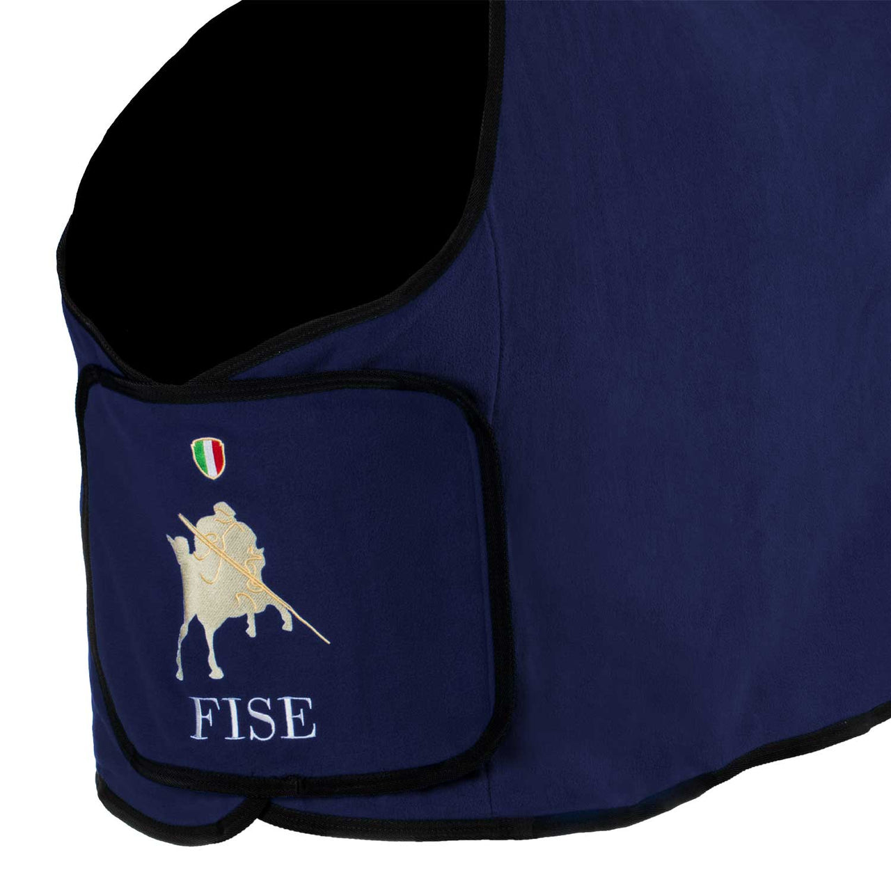 Coperta in pile con chiusura frontale Equestro X FISE | Coperte e Cappucci | Coperte in Pile | Equestro
