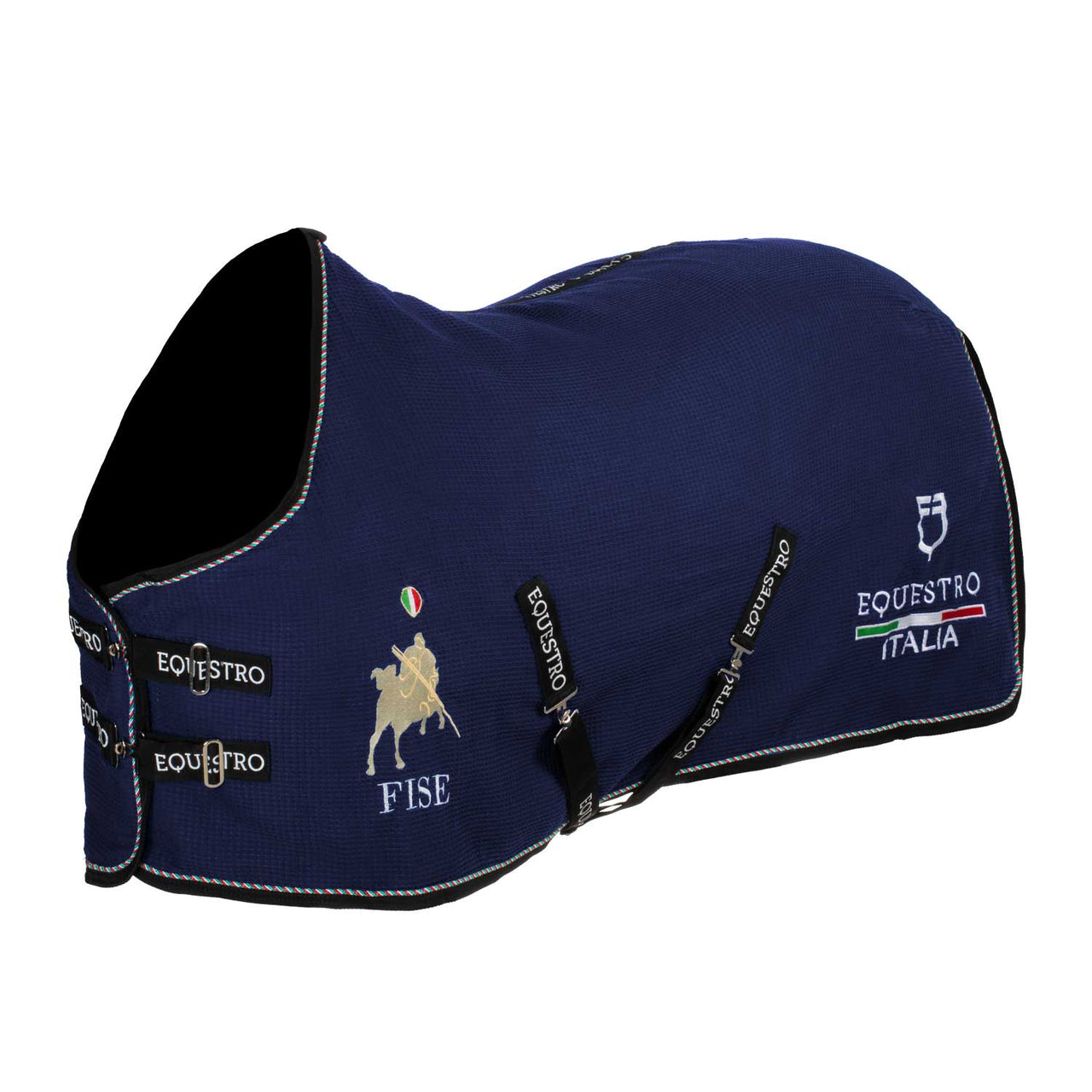 Coperta da box in tessuto waffle Equestro X FISE | Coperte e Cappucci | Coperte da Scuderia | Equestro