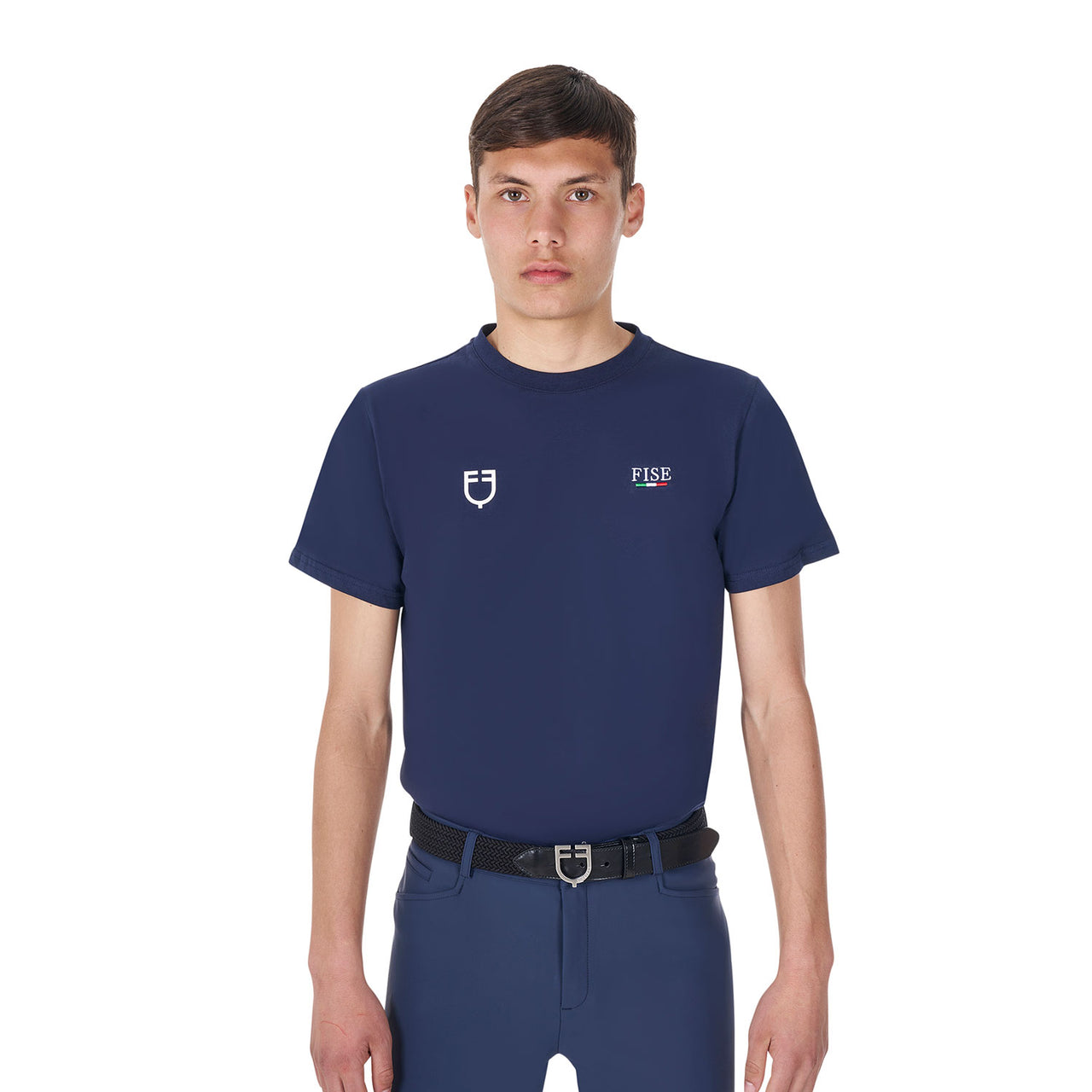 T-shirt uomo slim fit Equestro X FISE | Abbigliamento | T-Shirt | Equestro