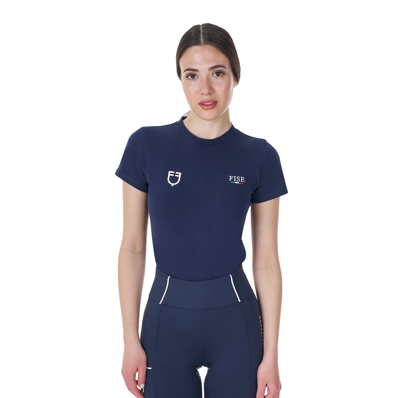 T-shirt donna slim fit Equestro X FISE | Abbigliamento | T-Shirt | Equestro