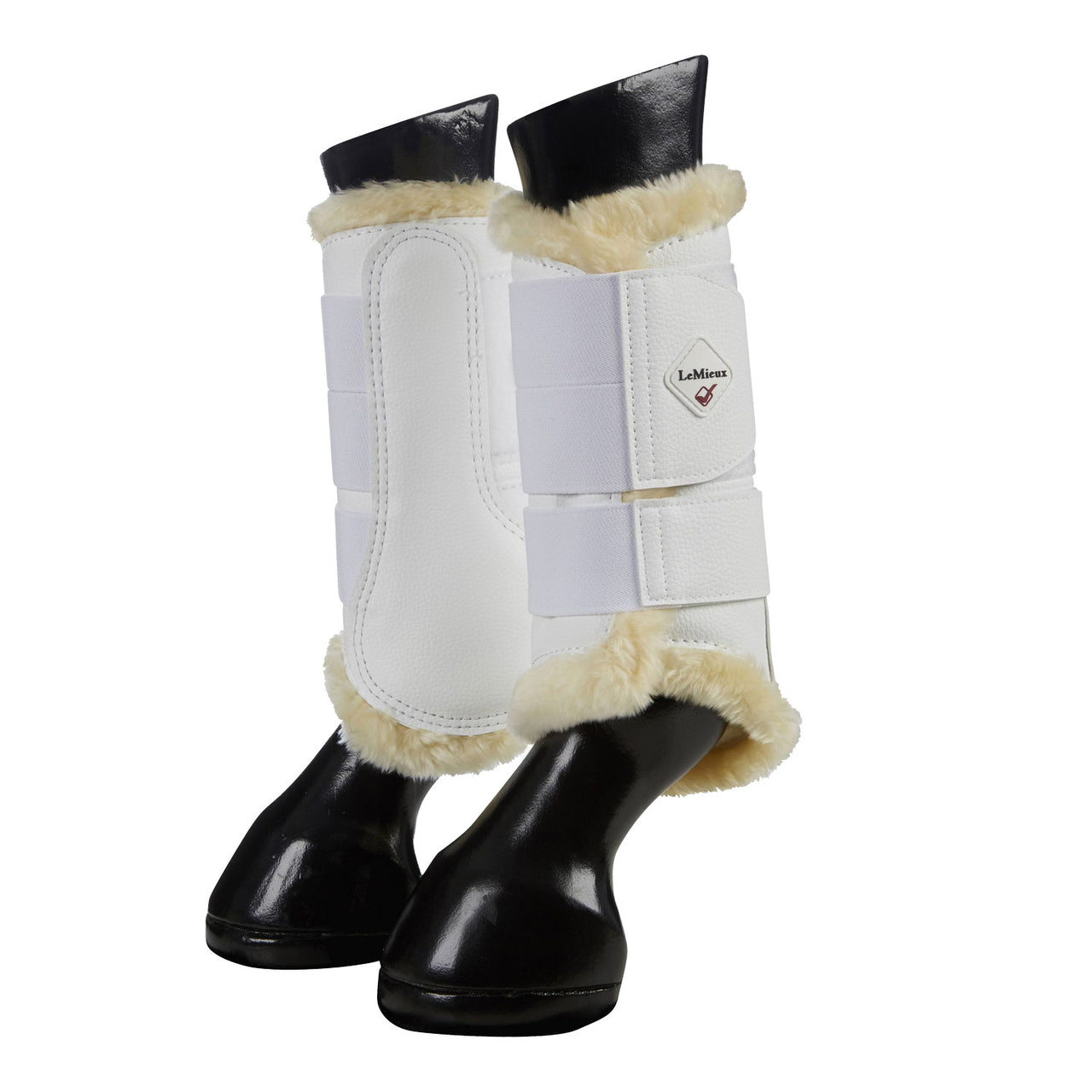FLEECE LINED BRUSHING BOOTS WHITE | Protezioni | Stivaletti Protettivi | LeMieux