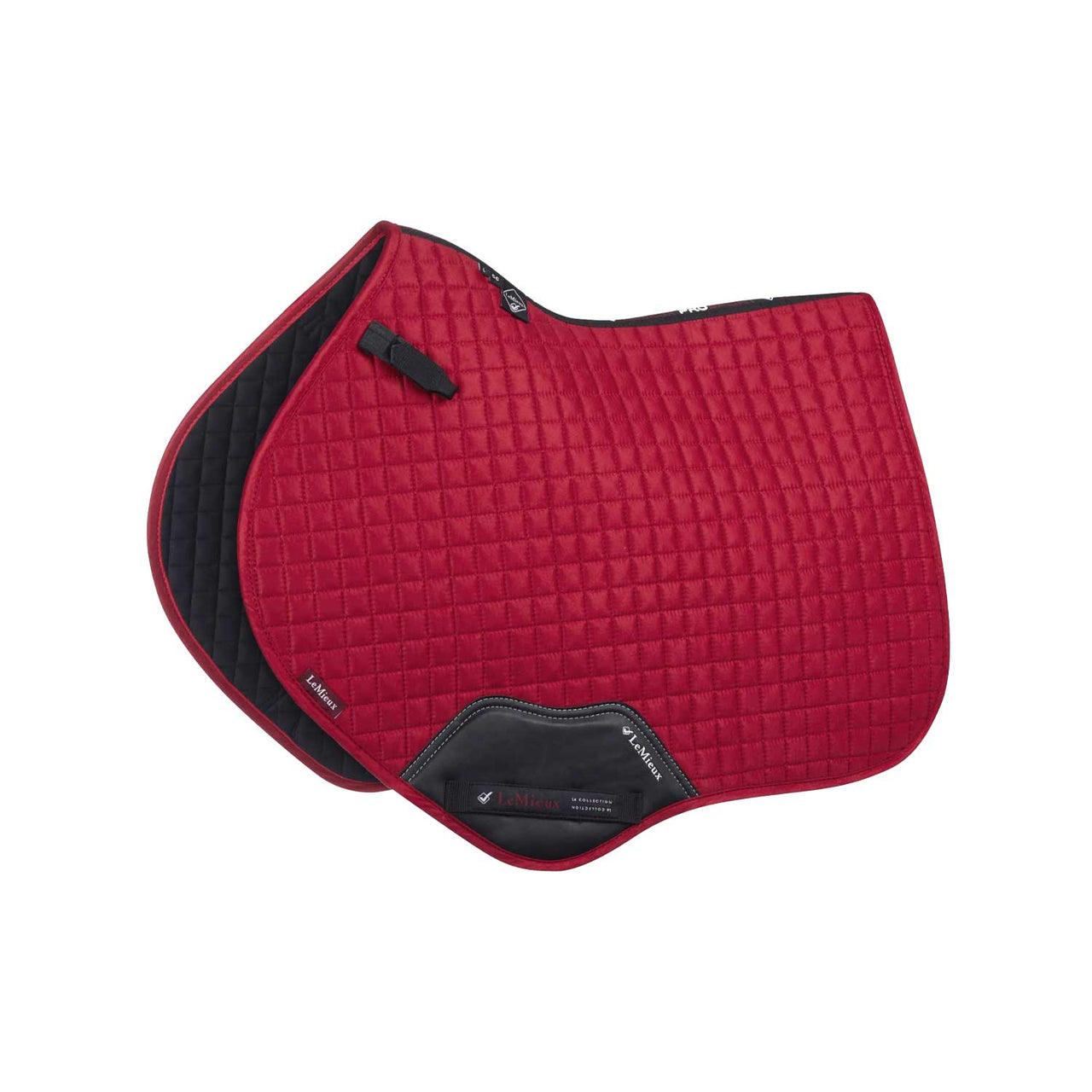 SUEDE CLOSE CONTACT SQUARE CHILLI | Sottosella e Accessori | Sottosella Salto | LeMieux
