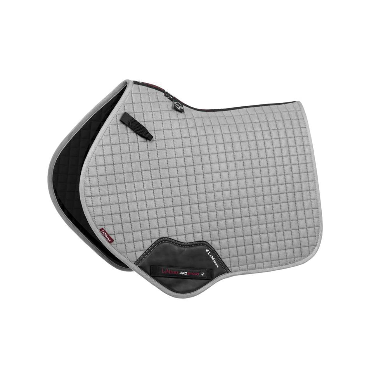 SUEDE CLOSE CONTACT SQUARE GREY LARGE | Sottosella e Accessori | Sottosella Salto | LeMieux