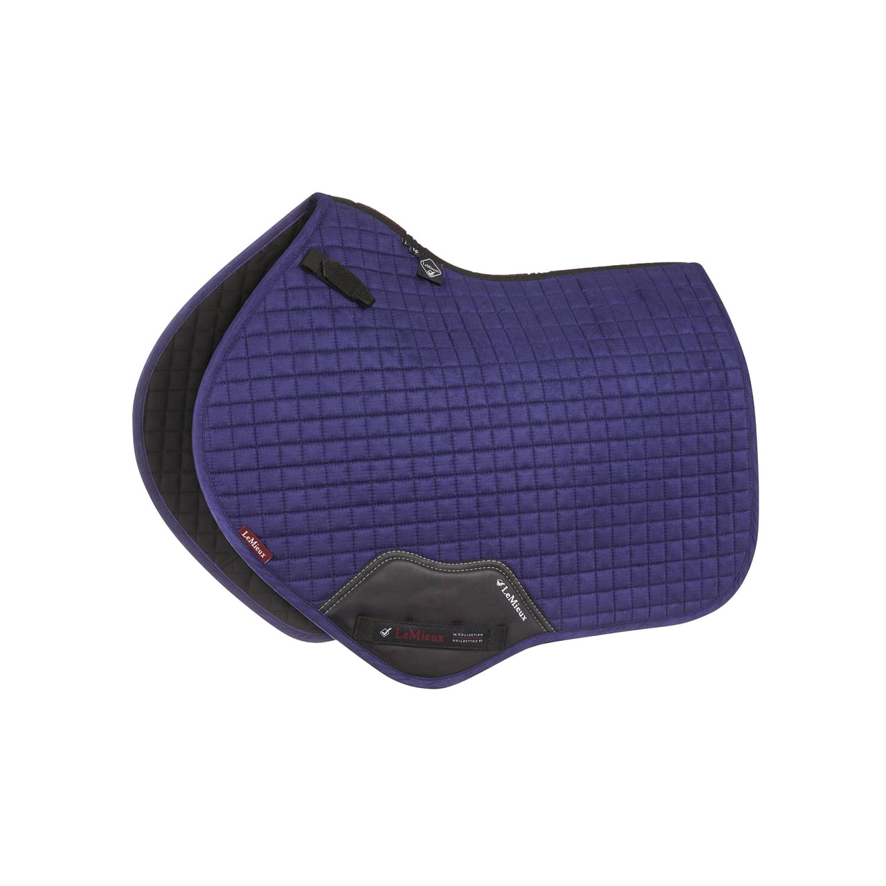 SUEDE CLOSE CONTACT SQUARE INK BLUE | Sottosella e Accessori | Sottosella Salto | LeMieux