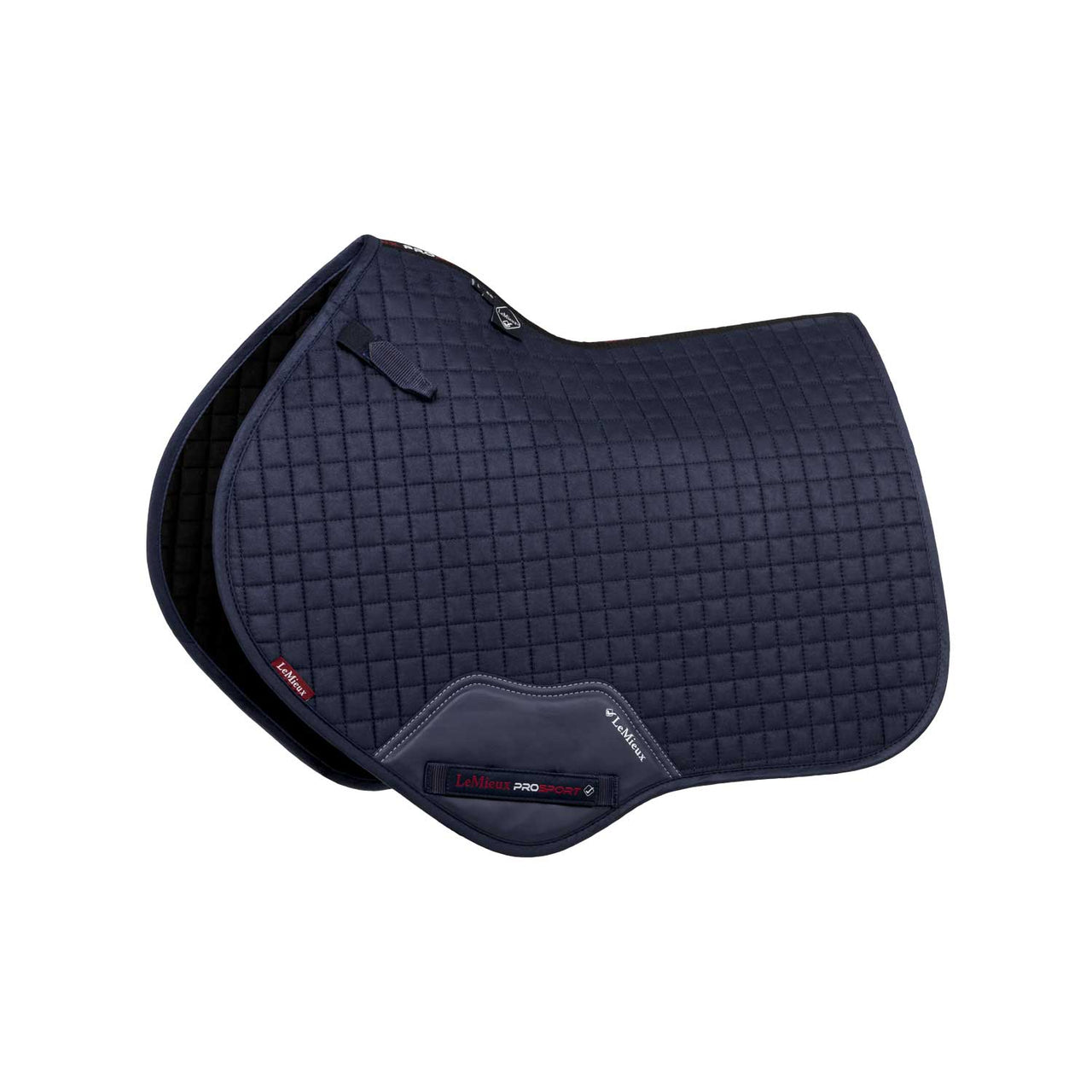 SUEDE CLOSE CONTACT SQUARE NAVY | Sottosella e Accessori | Sottosella Salto | LeMieux
