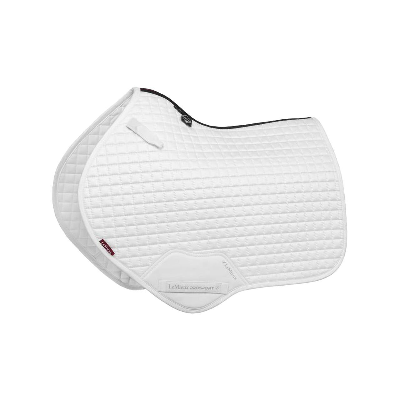 SUEDE CLOSE CONTACT SQUARE WHITE | Sottosella e Accessori | Sottosella Salto | LeMieux