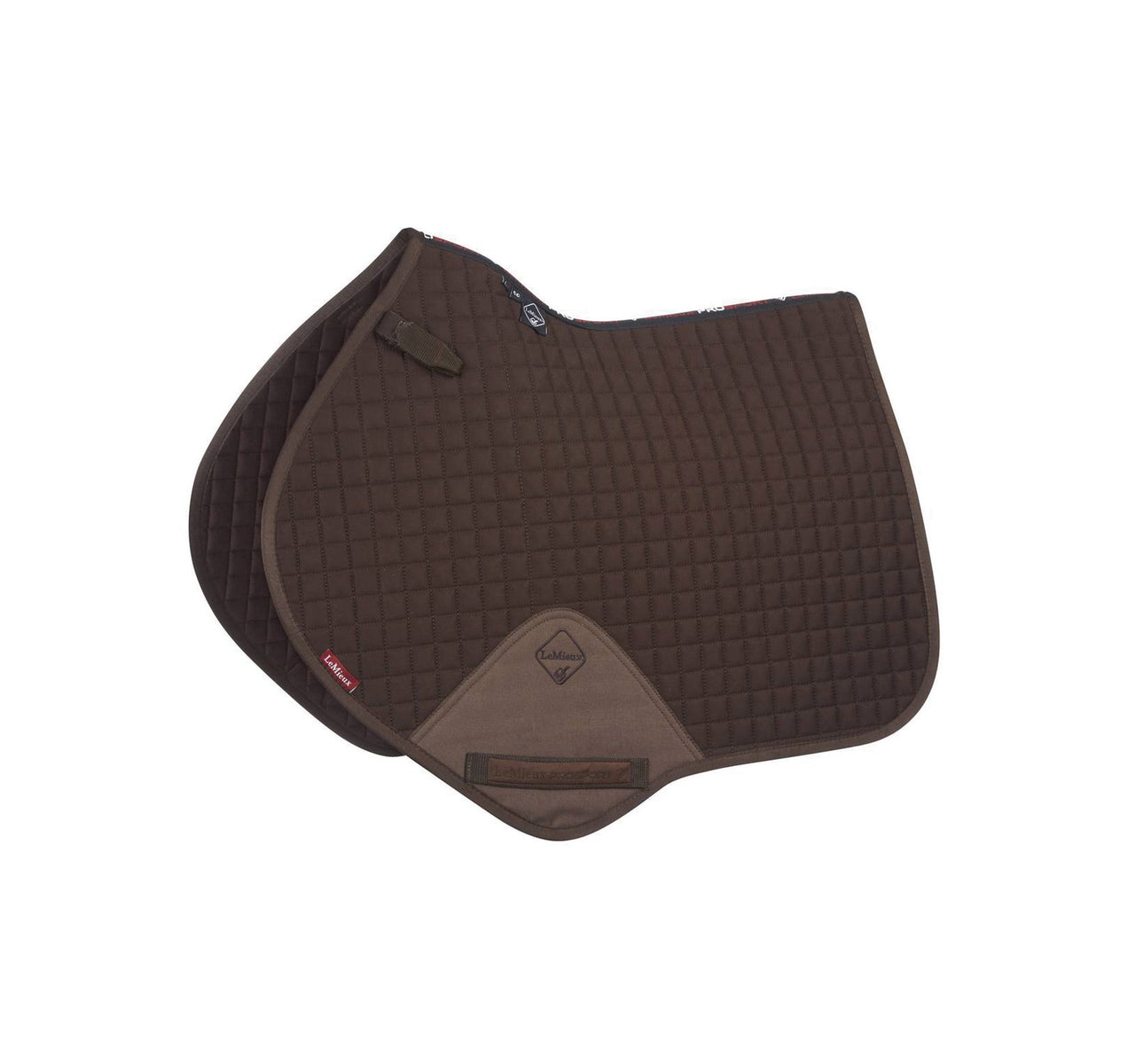 COTTON CLOSE CONTACT SQUARE BROWN | Sottosella e Accessori | Sottosella Salto | LeMieux