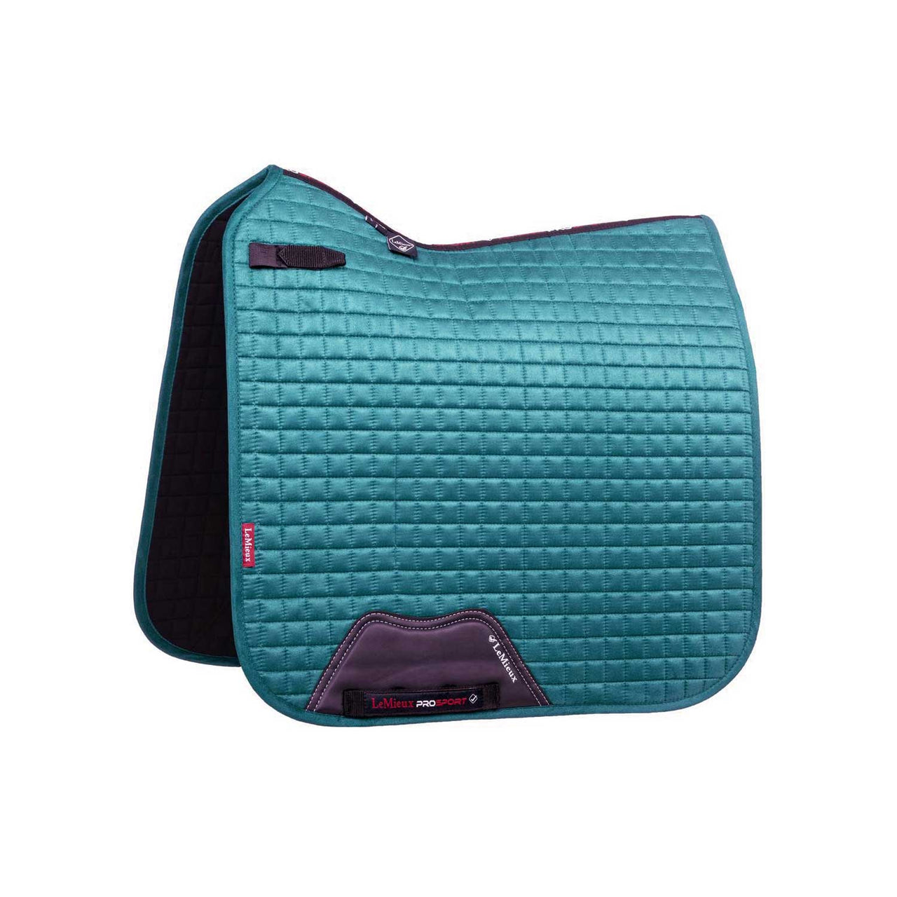 SUEDE DRESSAGE SQUARE PEACOCK | Sottosella e Accessori | Sottosella Dressage | LeMieux