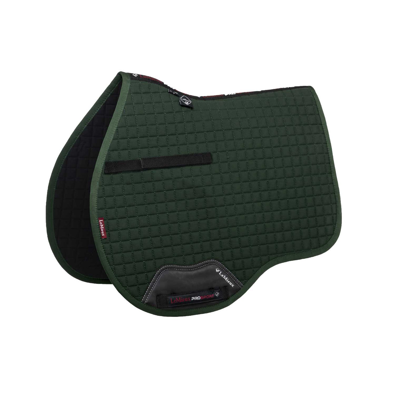 COTTON GP SQUARE GREEN LARGE | Sottosella e Accessori | Sottosella Salto | LeMieux