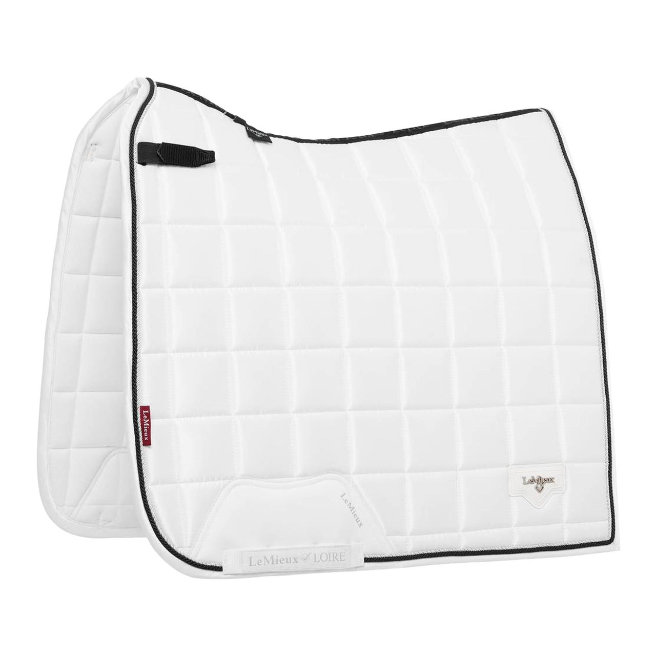 LOIRE DRESSAGE SQUARE WHITE | Sottosella e Accessori | Sottosella Dressage | LeMieux