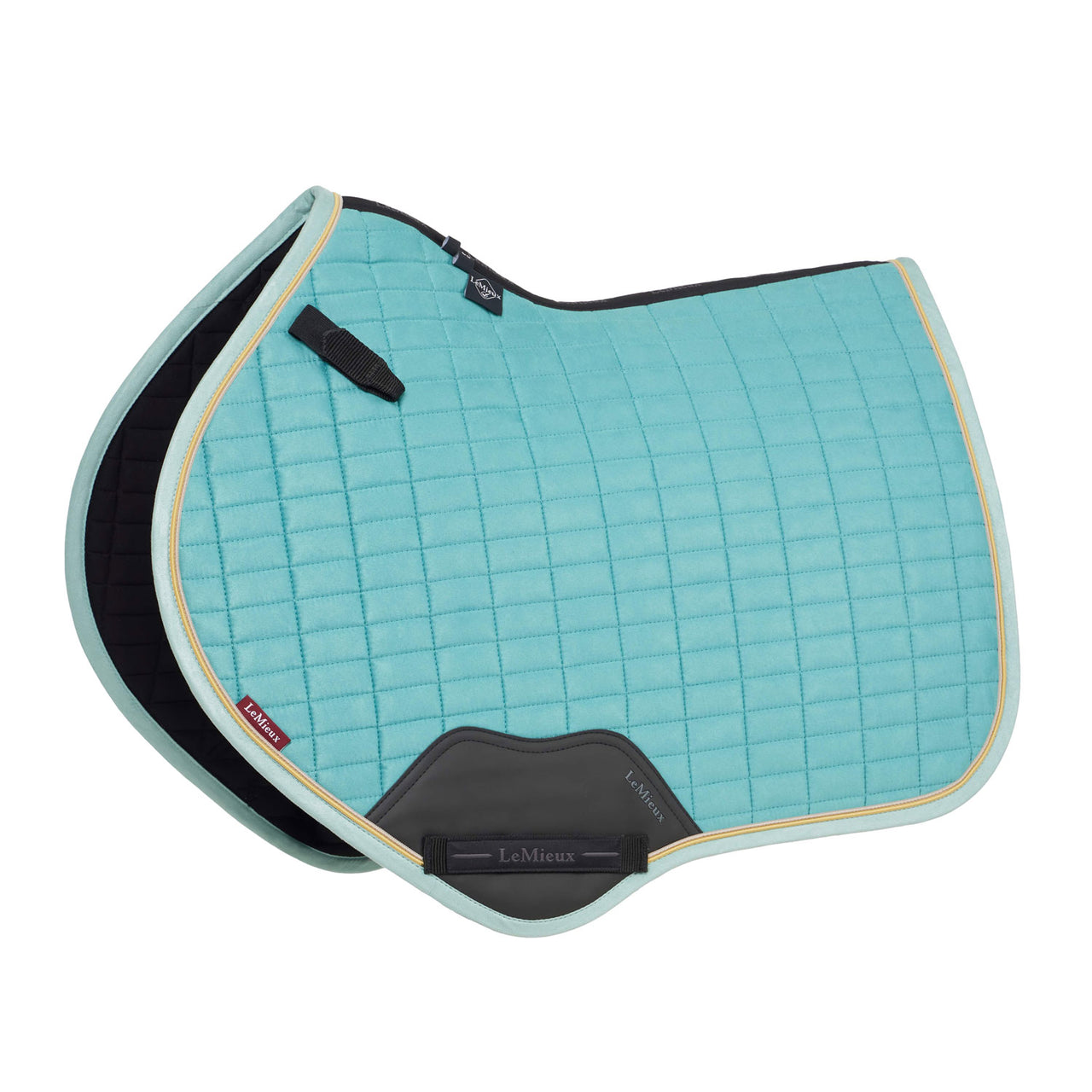 SUEDE CLOSE CONTACT SQUARE LAGOON | Sottosella e Accessori | Sottosella Salto | LeMieux