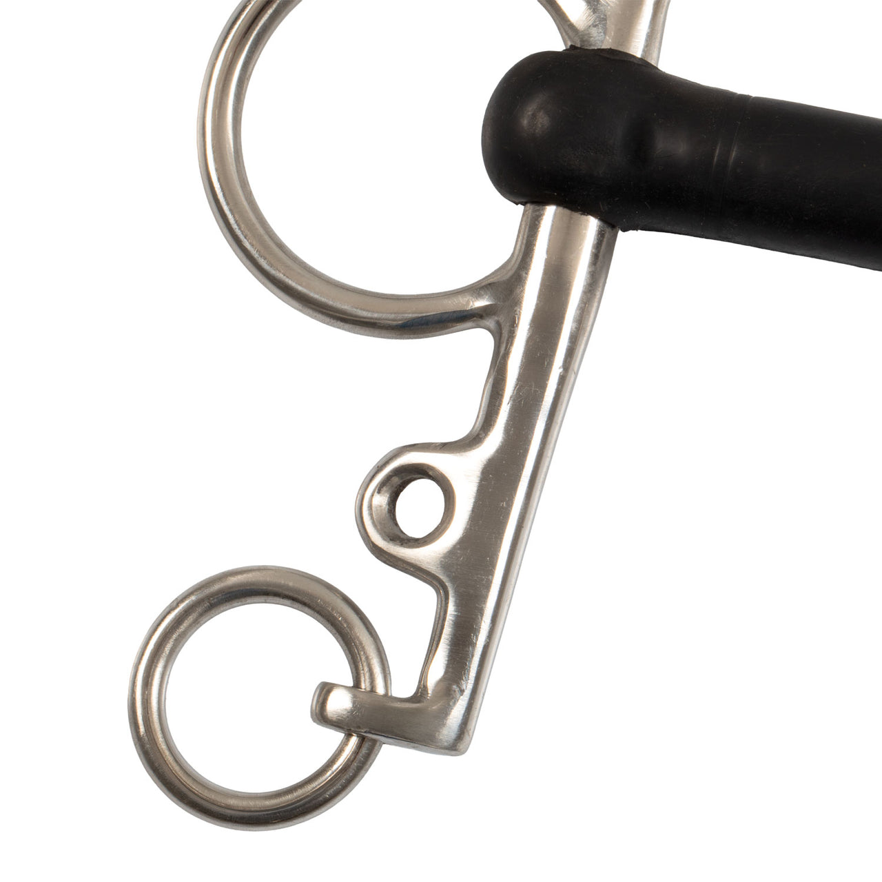 PELHAM INOX INTERO ASTE CORTE GOMMA RIGIDA | Imboccature e Accessori | Imboccature e Accessori | Umbria Equitazione