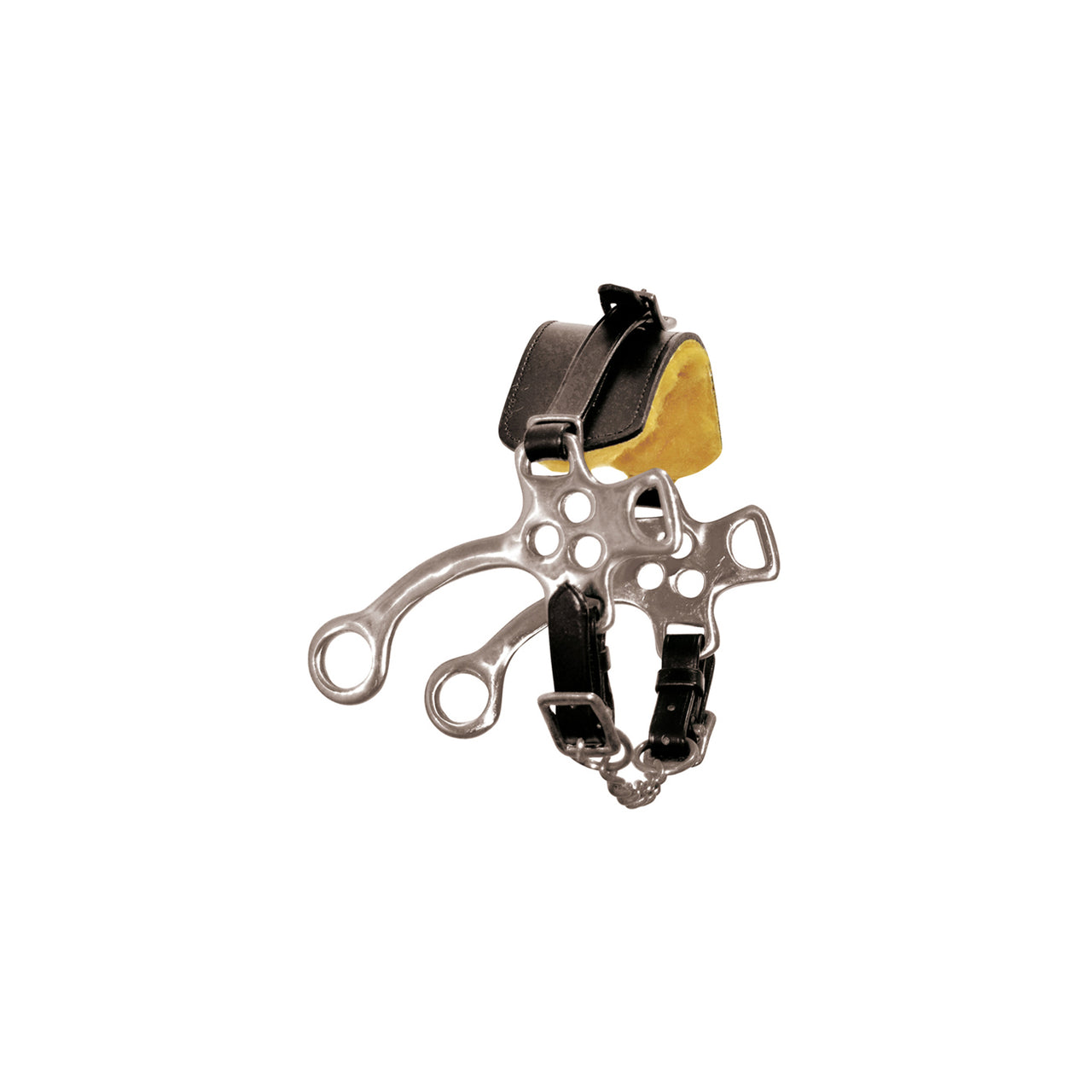 HACKAMORE INOX C/NASALINA CUOIO | Imboccature e Accessori | Imboccature e Accessori | Umbria Equitazione