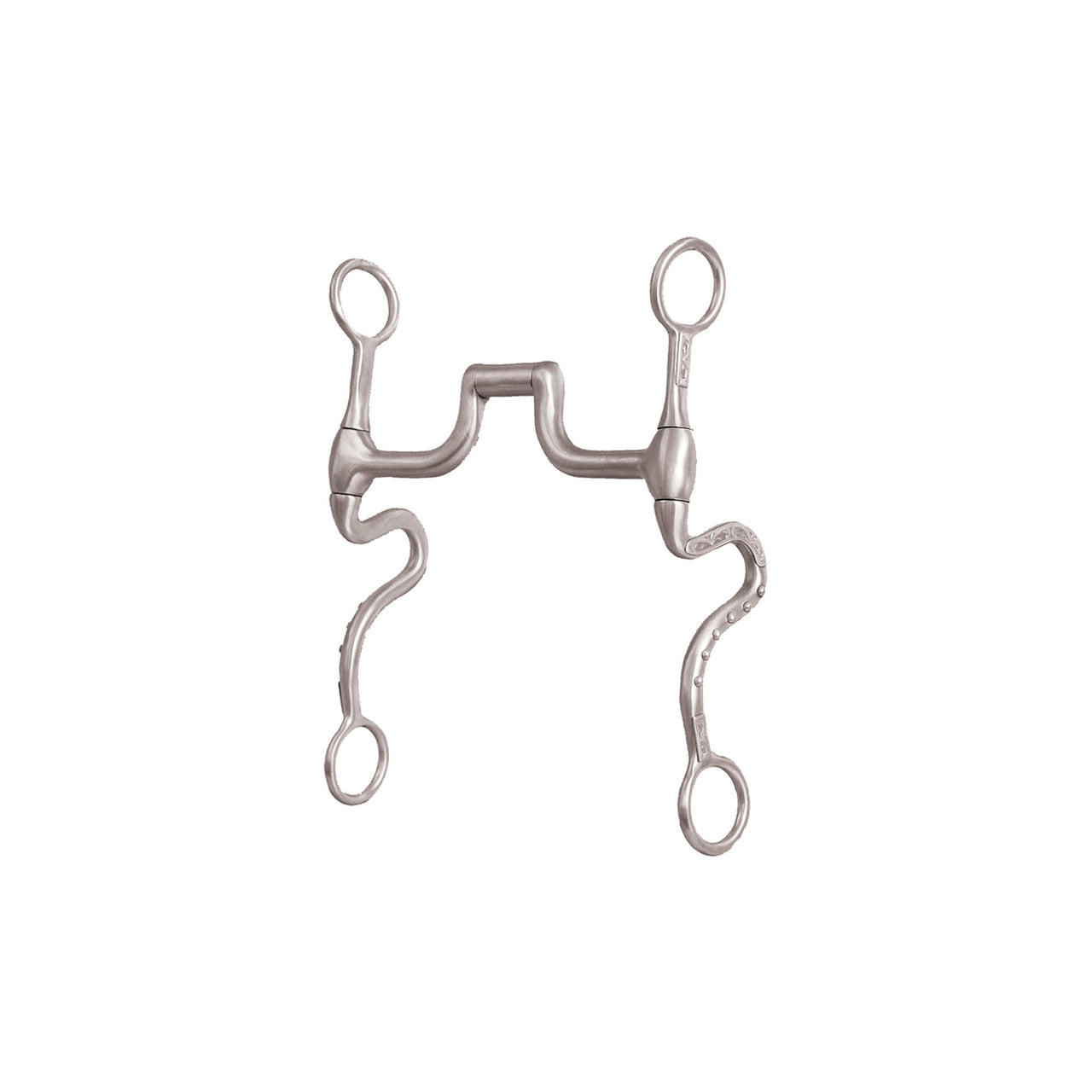 MORSO CORRECTIONAL SATINATO ASTE CURVE DECORATE METALAB | Imboccature e Accessori | Imboccature e Accessori | Metalab