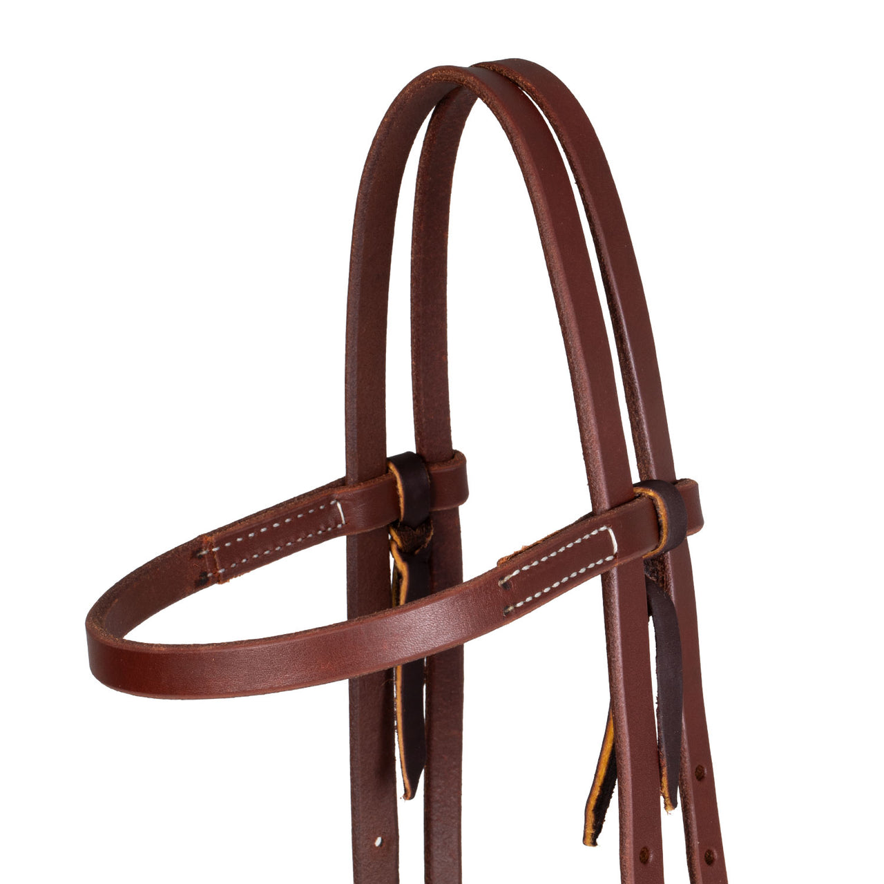 TESTIERA DA RANCH CON FRONTALINO RIFINITO IN CUOIO GRETTO 5/8" | Briglie e Accessori | Corone | Professional's Choice