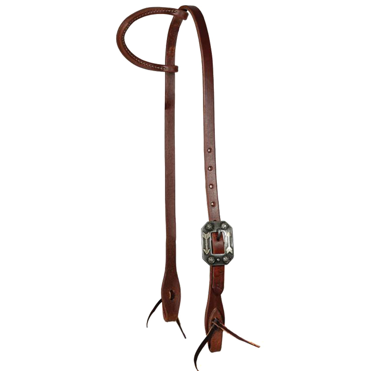 TESTIERA PROFESSIONAL'S CHOICE IN CUOIO GRASSO DA 5/8 CON FIBBIA ARROW | Briglie e Accessori | Corone | Professional's Choice