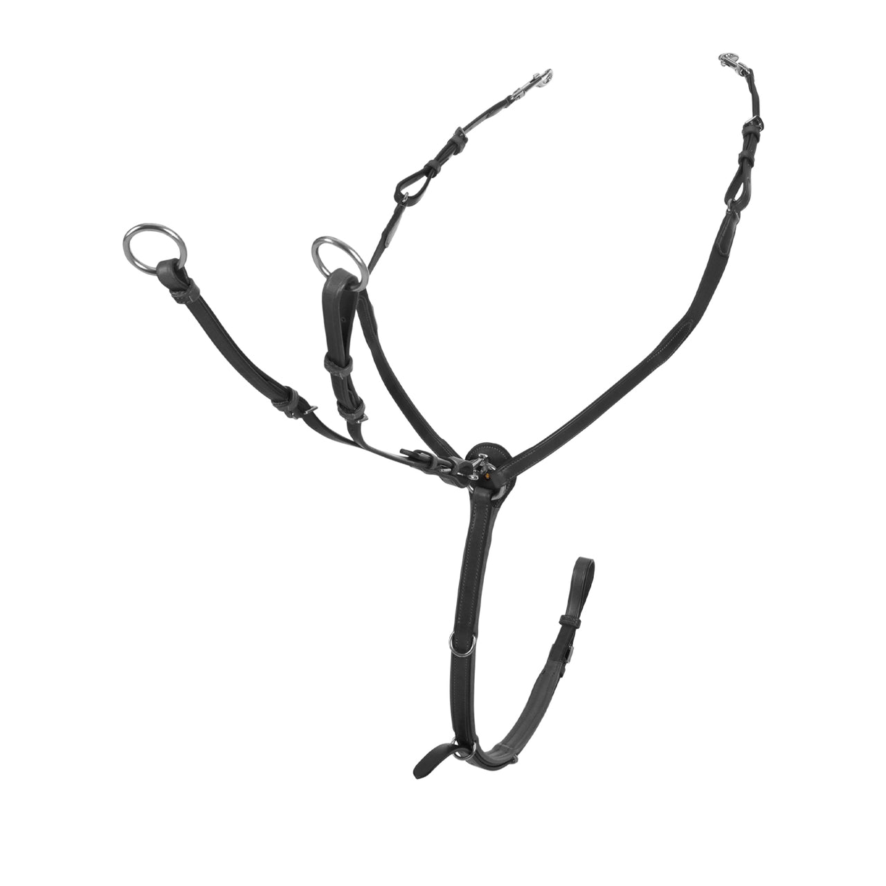 Pettorale con forchetta a "Y" in pelle | Martingale e Pettorali | Pettorali | Equestro