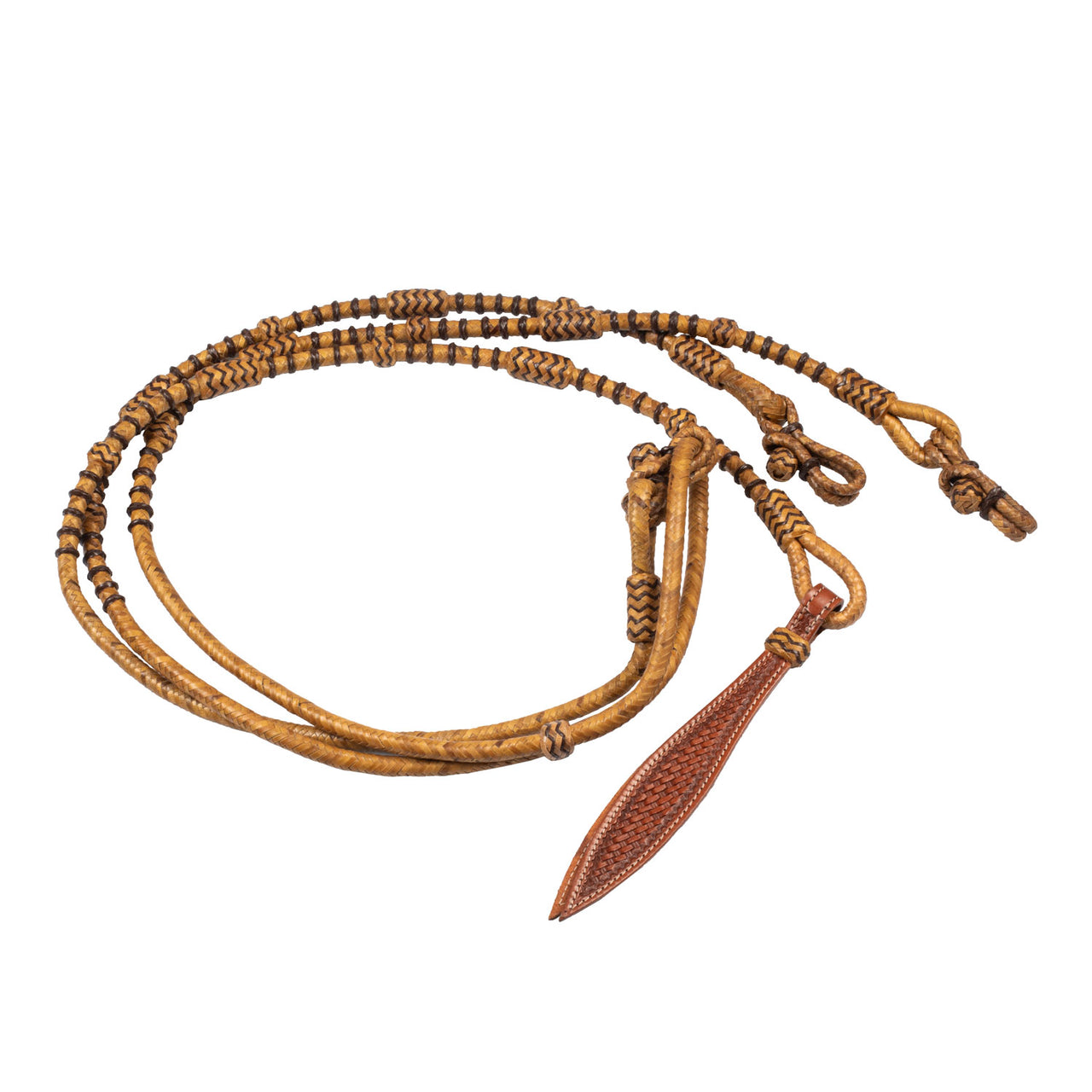 REDINI WESTERN IN CUOIO INTRECCIATO GREZZO | Briglie e Accessori | Redini | Pool's
