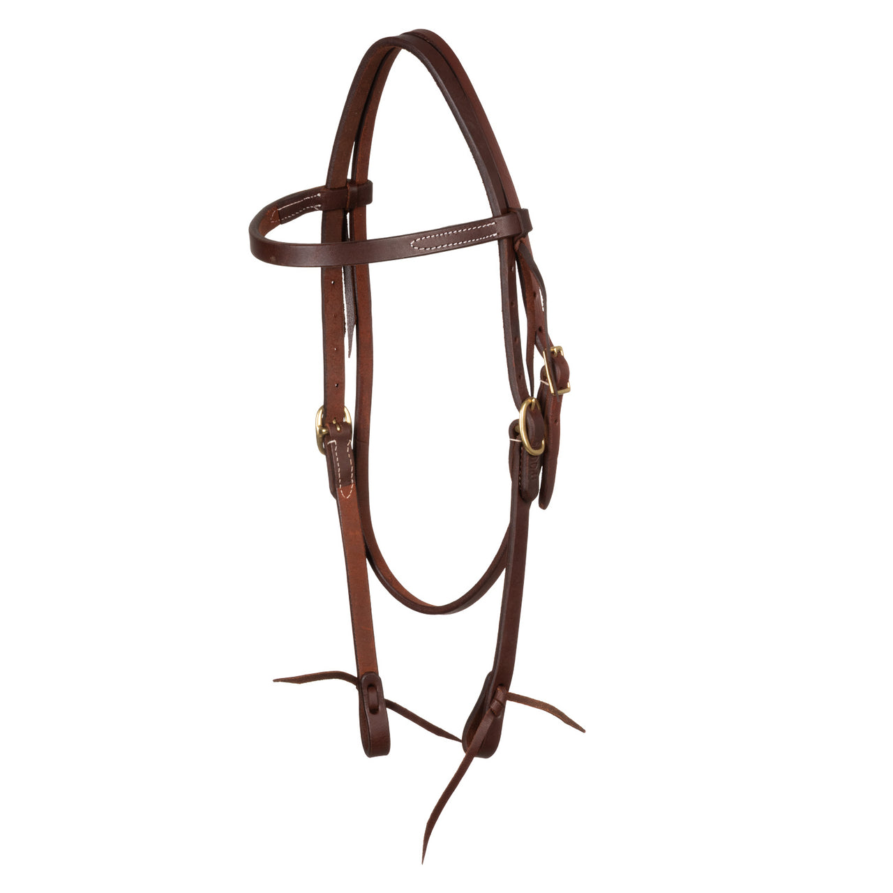 BRIGLIA FRONTALE CON TERMINALI DI CRAVATTA WESTERN | Briglie e Accessori | Corone | Pool's