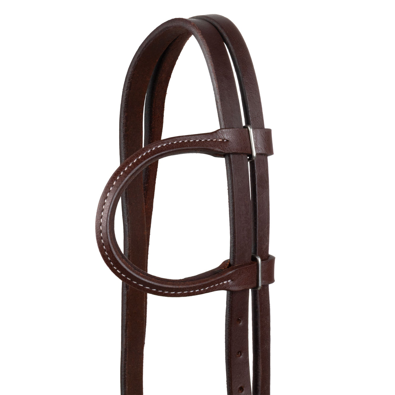 Briglia western monorecchio con sottogola (ottone) | Briglie e Accessori | Corone | Pool's