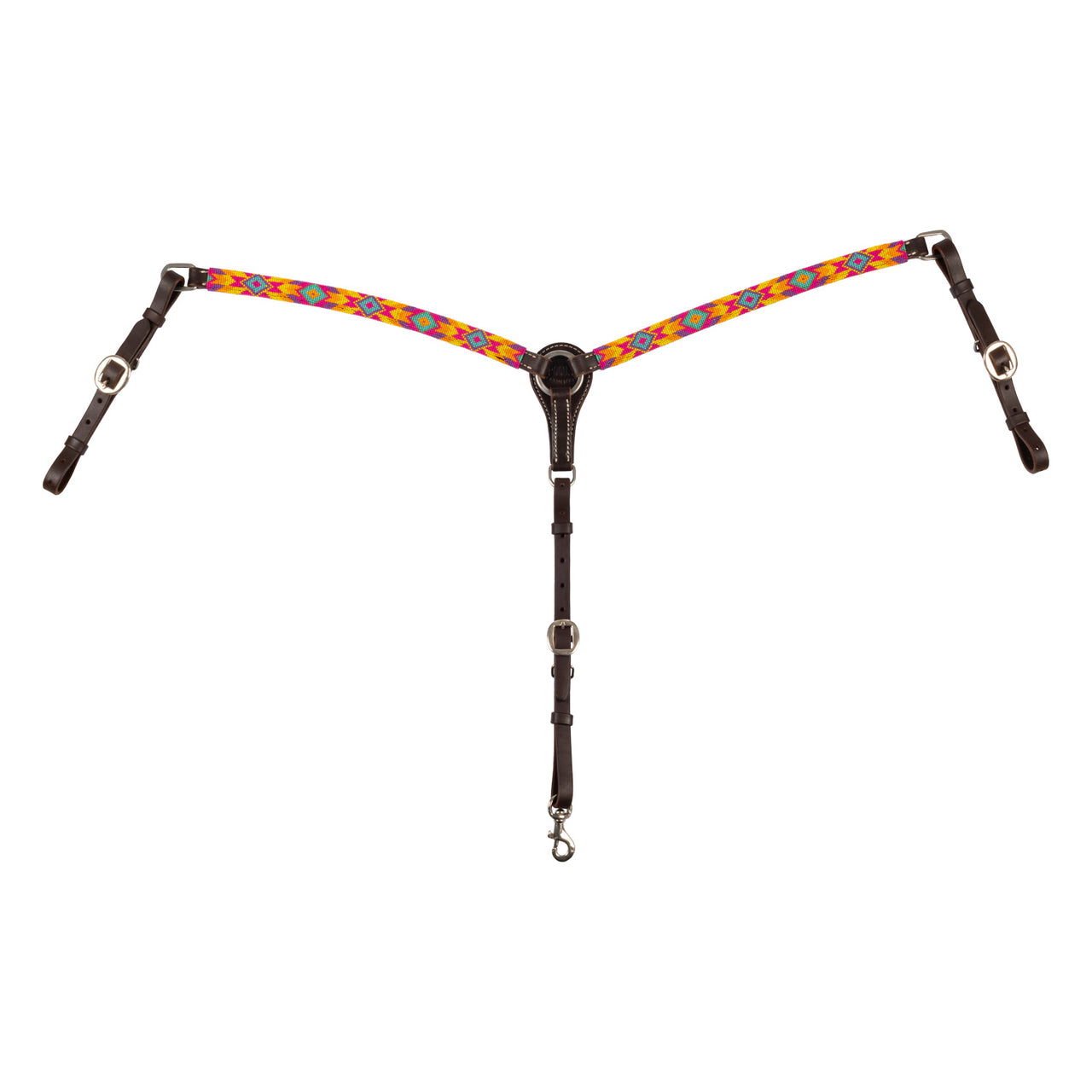 PETTORALE WESTERN CON PERLINE MULTICOLORI | Martingale e Pettorali | Pettorali | Pool's