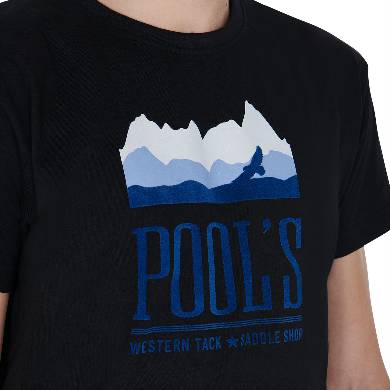 T-shirt uomo in cotone con stampa paesaggio montuoso | Abbigliamento | T-Shirt | Pool's