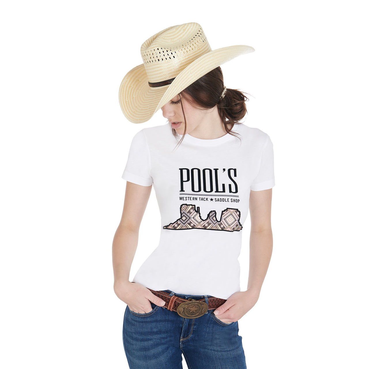 T-shirt donna slim fit con Monument Valley | Abbigliamento | T-Shirt | Pool's