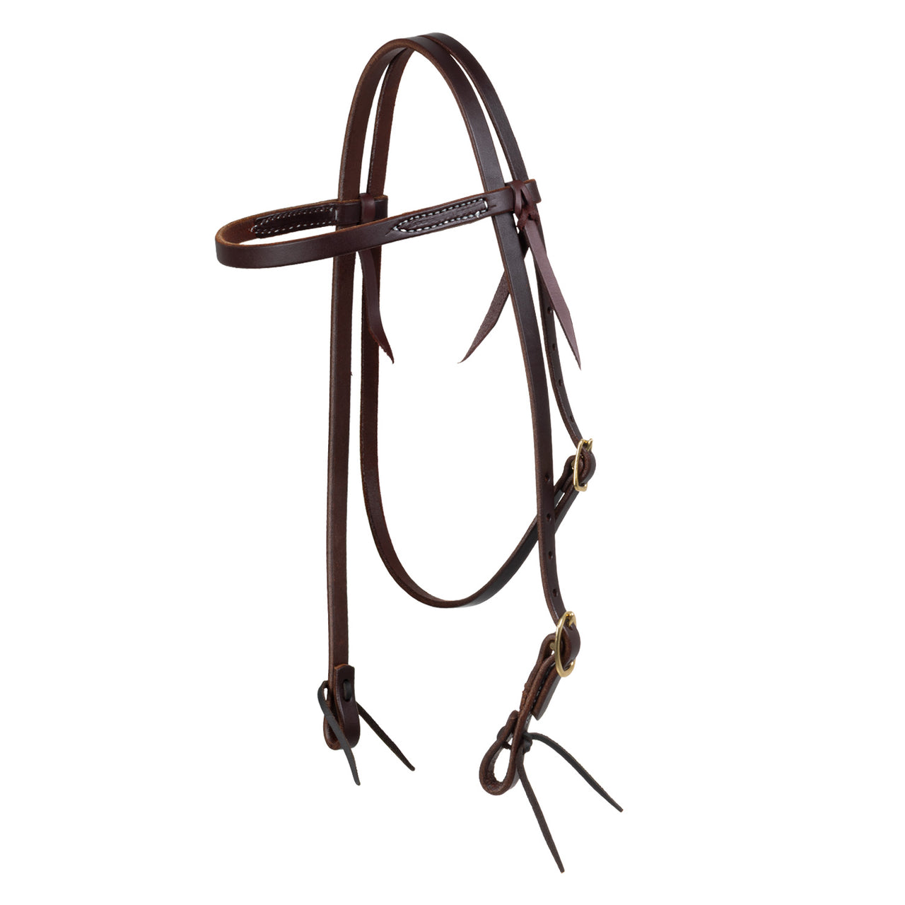 SINGLE ADJ BROWBAND WESTERN BRIDLE | Briglie e Accessori | Corone | Platinum Pro