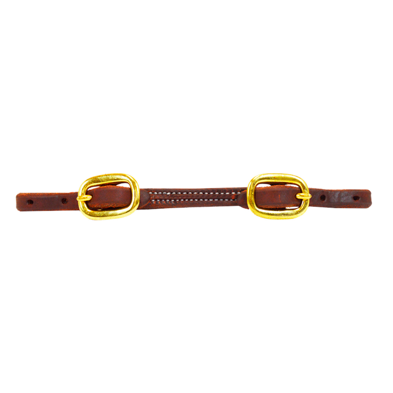 DOUBLED AND STITCHED HARNESS LEATHER CURB STRAP | Imboccature e Accessori | Imboccature e Accessori | Platinum Pro