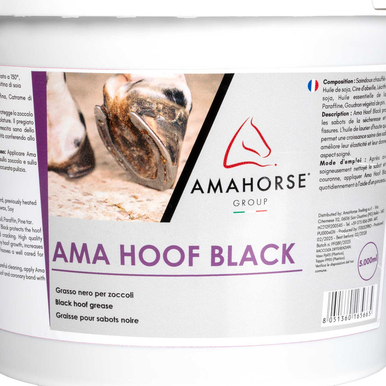 AMA HOOF GRASSO PER ZOCCOLI (5000 ML) | Mascalcia | Cura degli Zoccoli | AmaHorse
