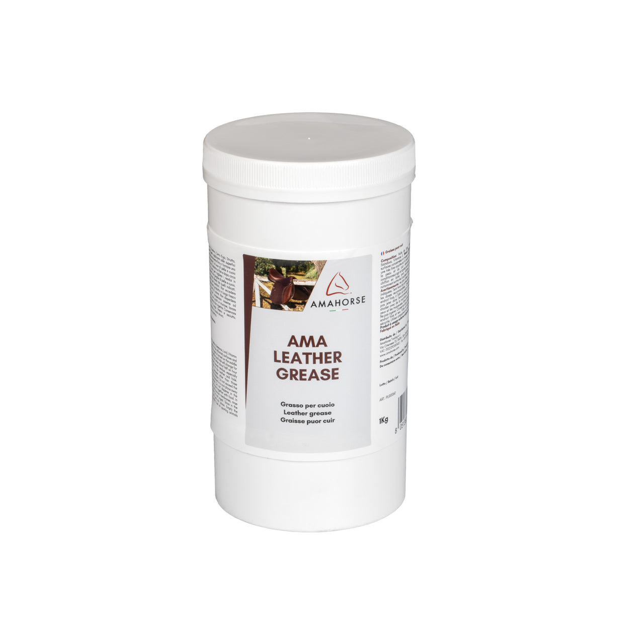 AMA LEATHER GREASE GRASSO PER CUOIO (1 KG) | Prodotti manutenzione | Cura del Cuoio | AmaHorse