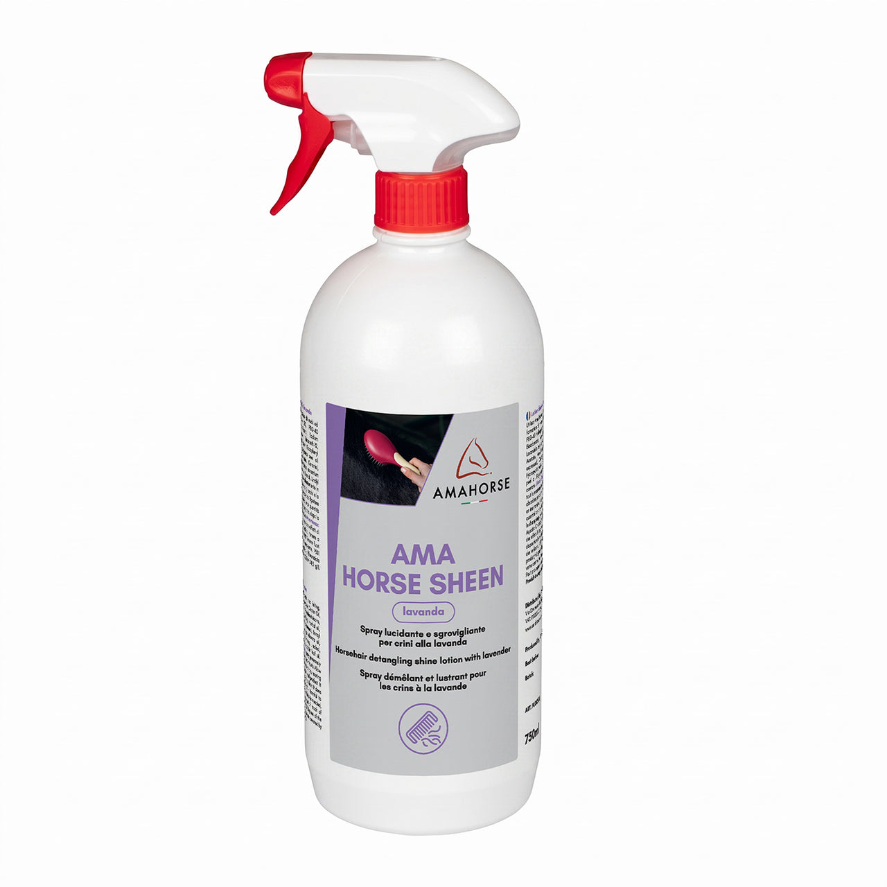 AMA HORSE SHEEN LOZIONE LUCIDANTE SGROVIGLIANTE LAVANDA(750ml) | Accessori Groom | Sgroviglianti | AmaHorse