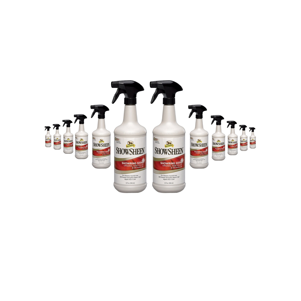 SHOWSHEEN (946 ML) BOX 12 PZ | Cura del Cavallo | Sgroviglianti | Absorbine