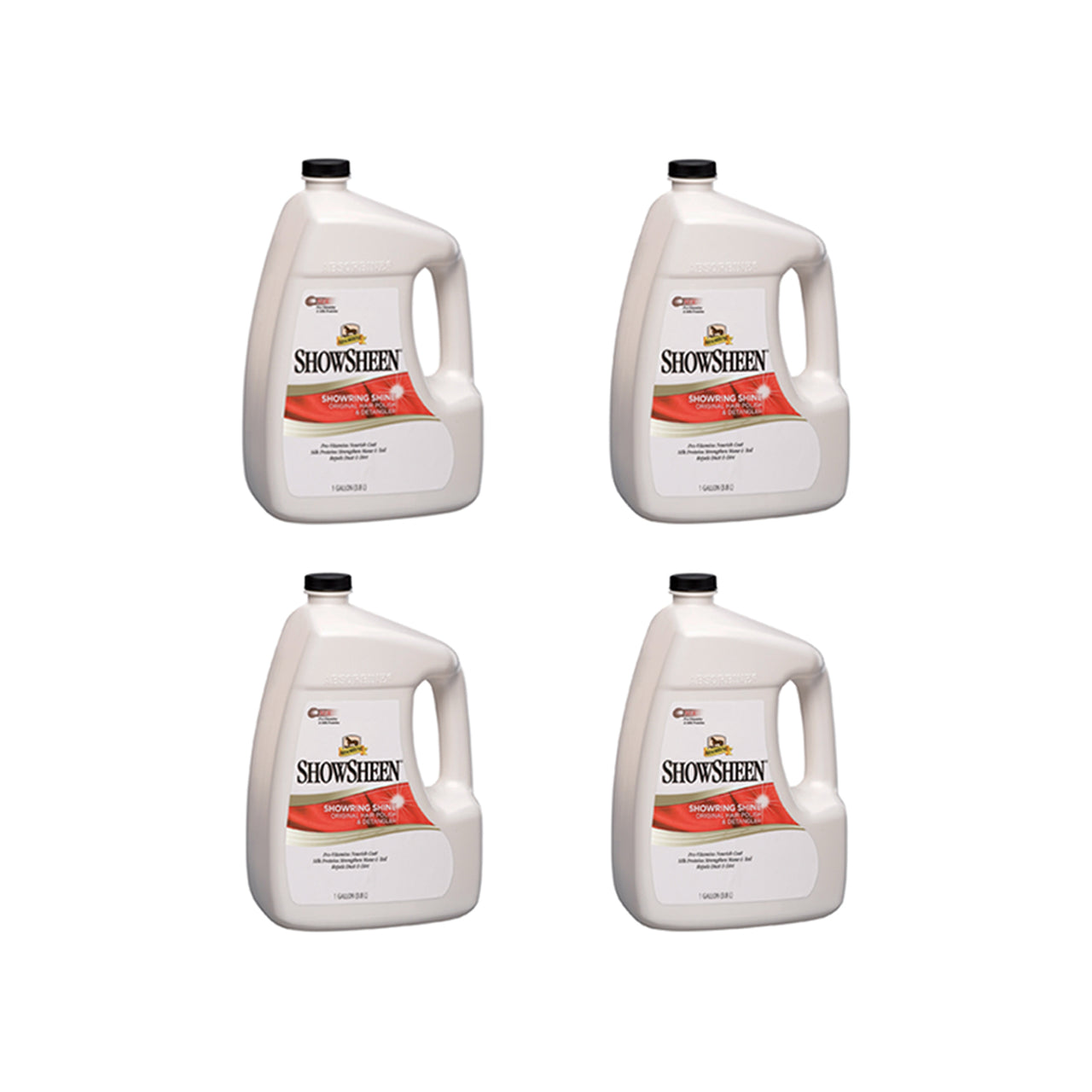 SHOWSHEEN (3.8 LT) BOX 4 PEZZI | Cura del Cavallo | Sgroviglianti | Absorbine