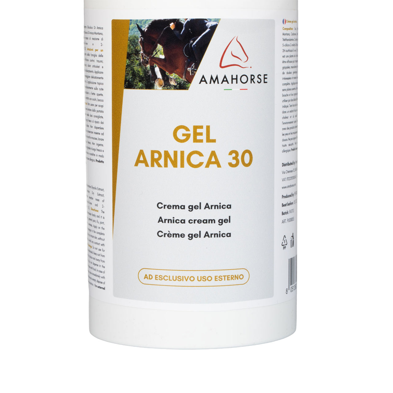GEL ARNICA 30 (1 KG) | Cura del Cavallo | Benessere e Recupero | Umbria Equitazione