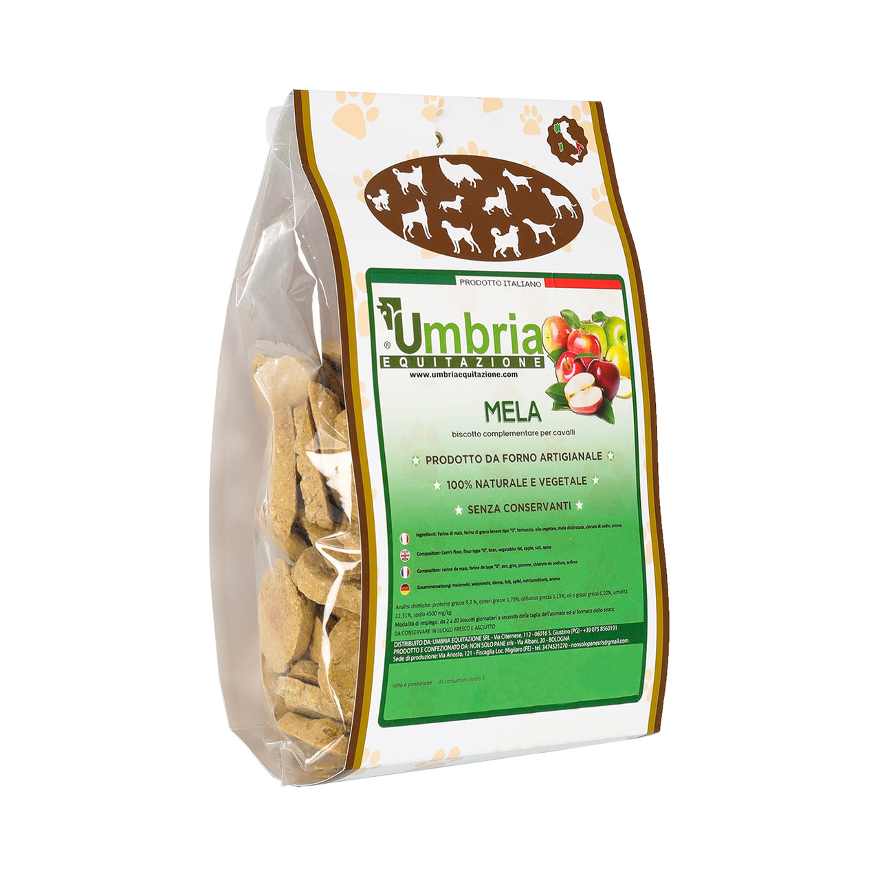 BISCOTTI MELA (500 GR) | Cura del Cavallo | Biscotti per Cavalli | Umbria Equitazione