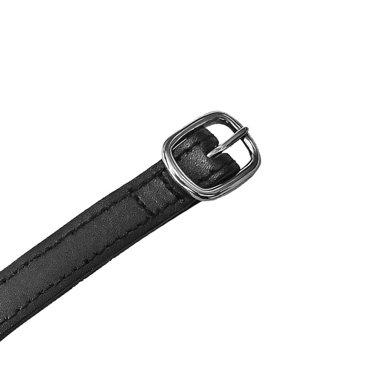 Lacciolini per speroni in pelle con fibbia argentata | Accessori | Accessori | Equestro