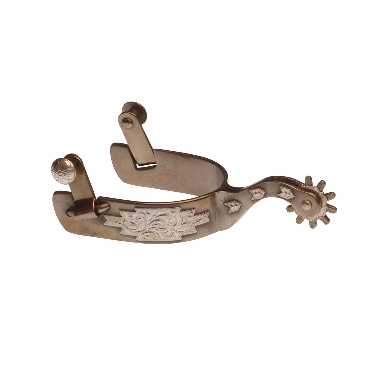 SPERONI WESTERN INOX CON DECORAZIONI ARGENTATE | Accessori | Accessori | Pool's