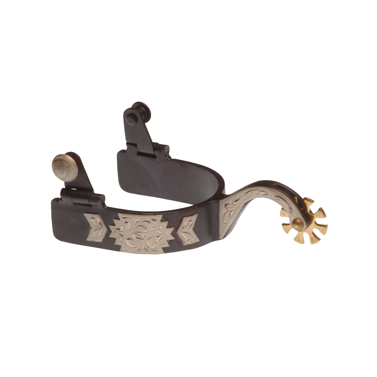 SPERONI WESTERN NERO DECORAZIONE FLOWERS | Accessori | Accessori | Pool's