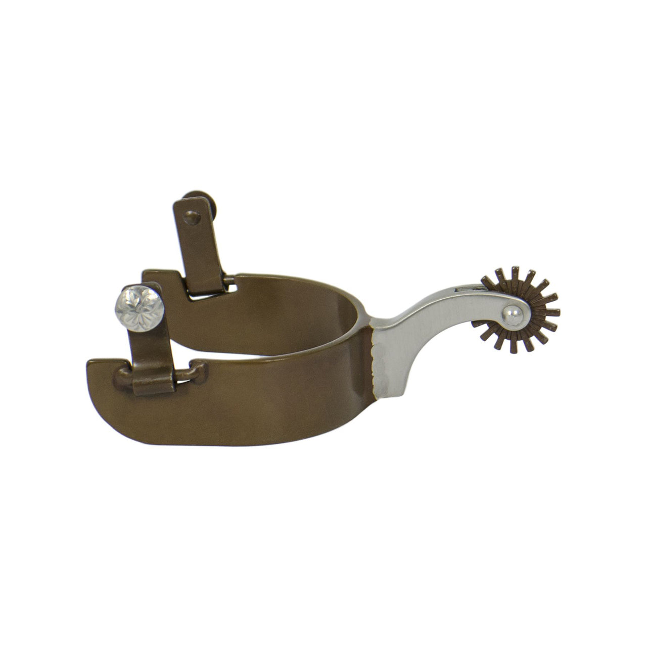 SPERONE WESTERN ACCIAIO C/FASCE MARRONI | Accessori | Accessori | Pool's