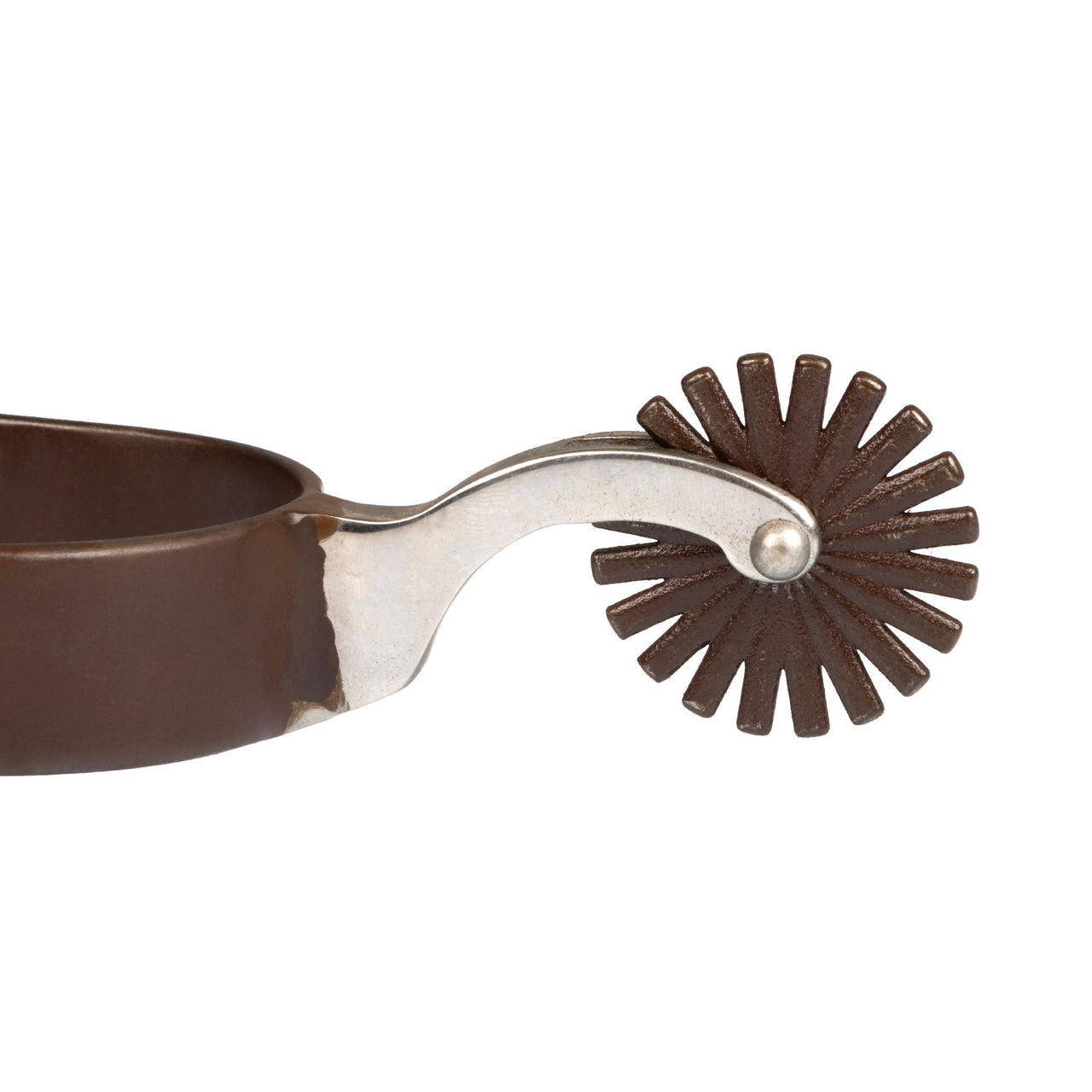 SPERONE WESTERN ACCIAIO C/FASCE MARRONI | Accessori | Accessori | Pool's