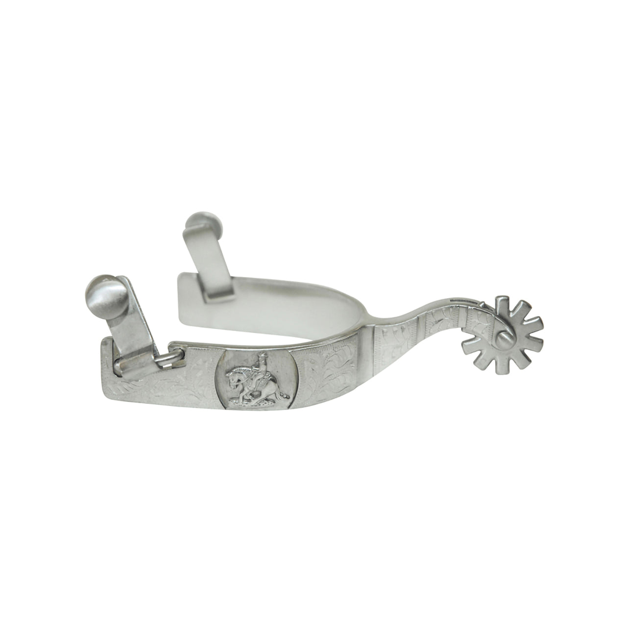 SPERONI WESTERN SATINATI CON DECORAZIONE REINING | Accessori | Accessori | Pool's