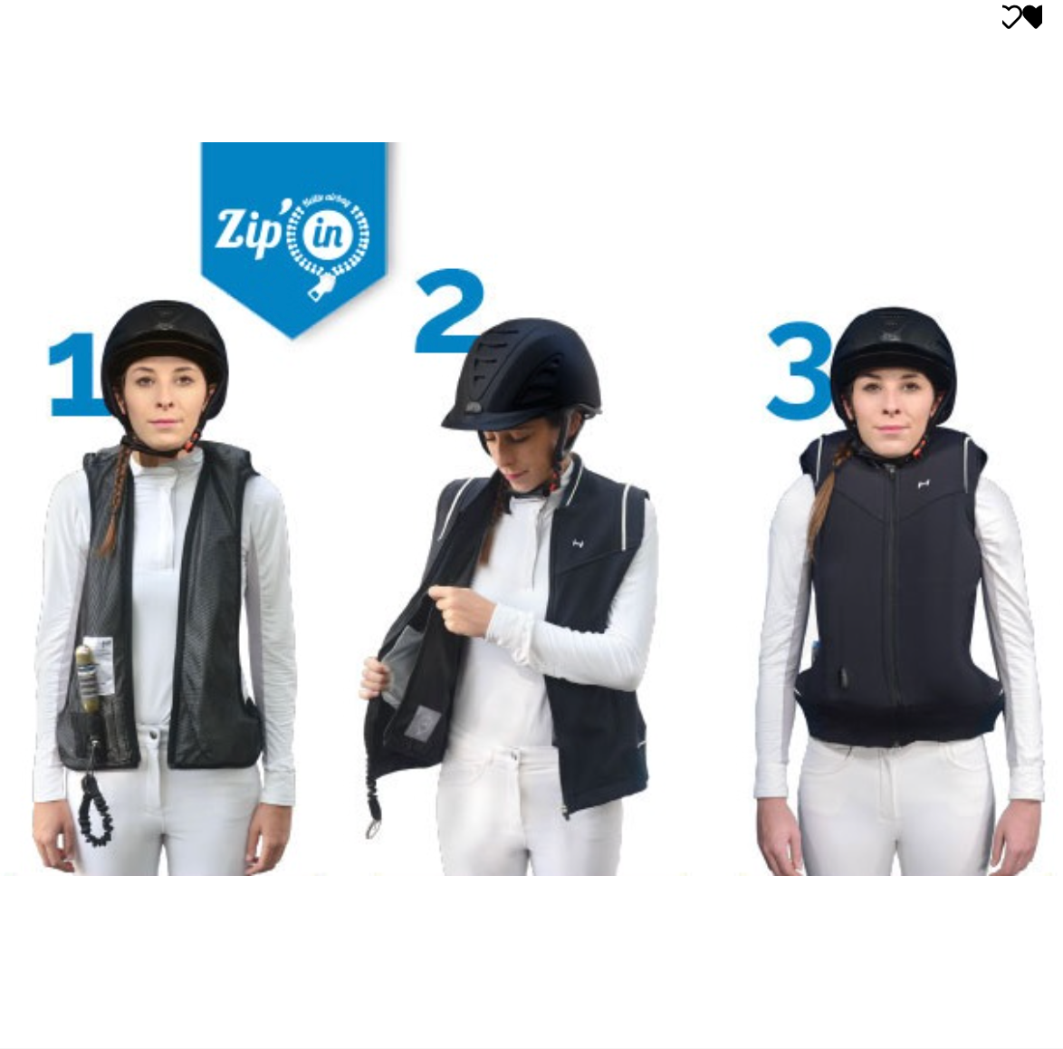 HELITE - Airshell Prestige: Gilet da concorso equestre