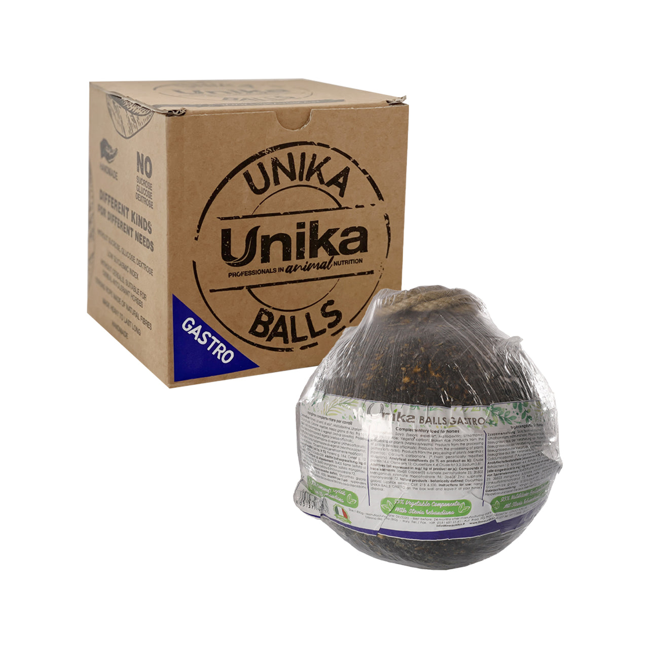 BALLS GASTRO 2,5kg | Cura del Cavallo | Biscotti per Cavalli | Unika
