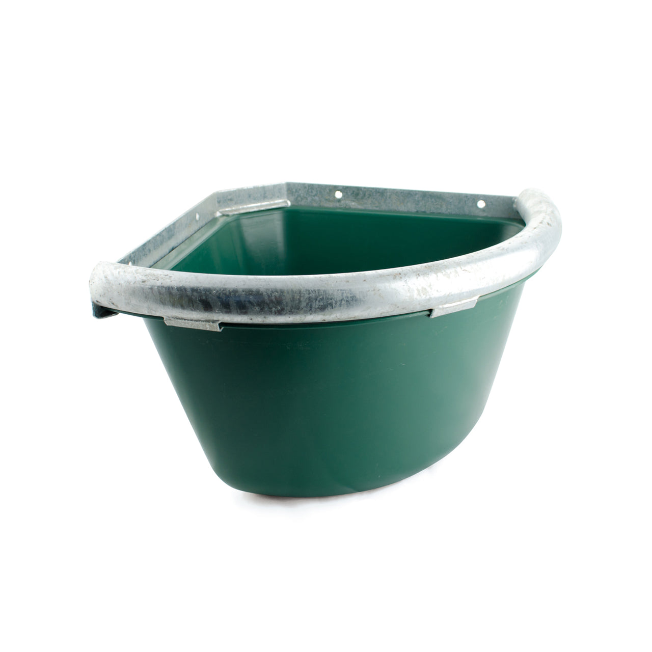 MANGIATOIA ANGOLARE CON BORDO IN FERRO | Attrezzi Scuderia | Mangiatoie Utilitarie | Umbria Equitazione