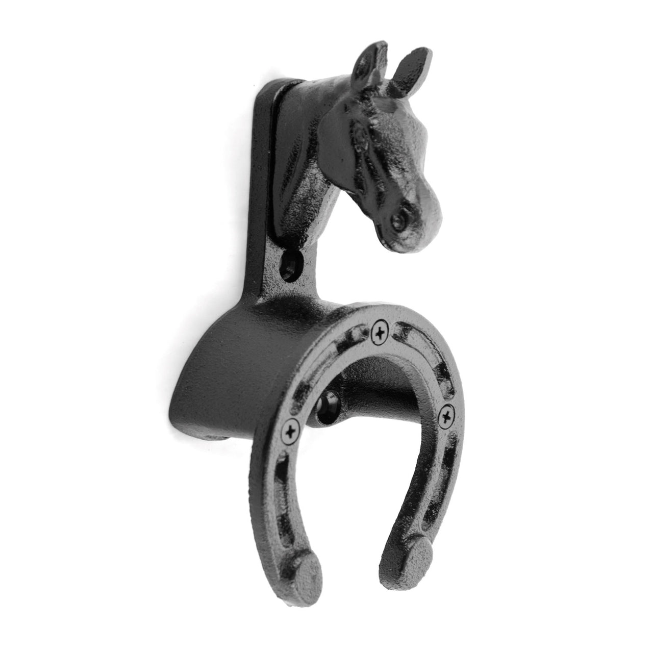 APPENDIBRIGLIE FERRO E TESTA CAVALLO IN GHISA | Attrezzi Scuderia | Attrezzi Scuderia | Umbria Equitazione