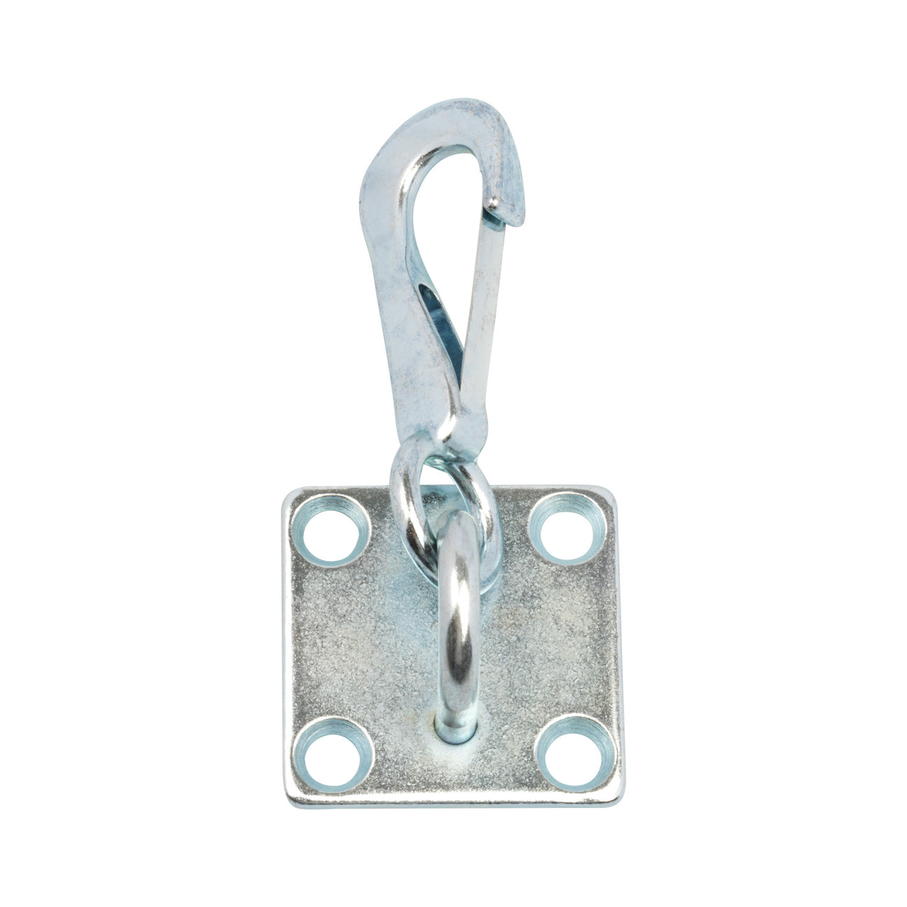 GANCIO A MOLLA CON PIASTRA DA PARETE | Attrezzature varie | Moschettoni | Umbria Equitazione